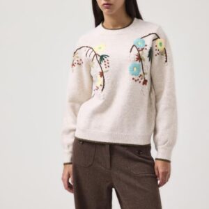 Jersey bordado con Flores. MD`M